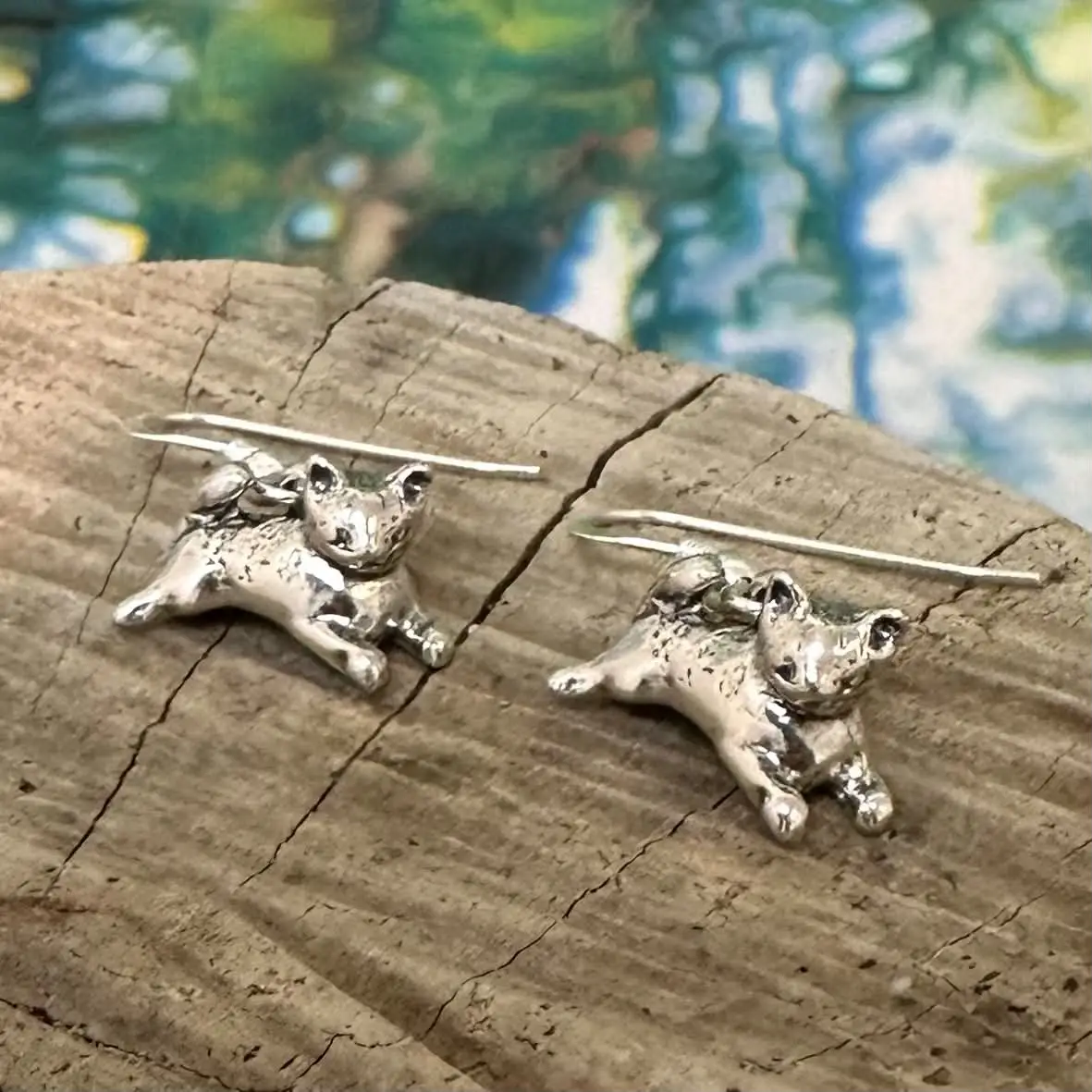 Kitten Earrings